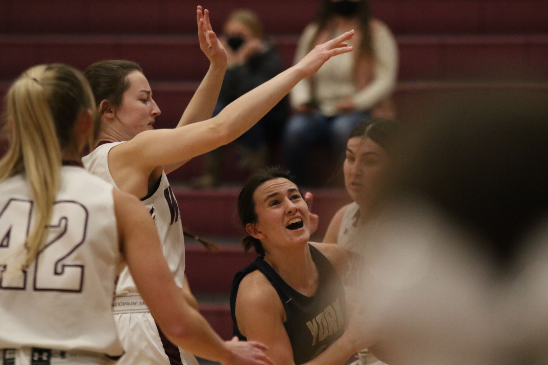 York at Waverly girls basketball, Jan. 4 16.JPG